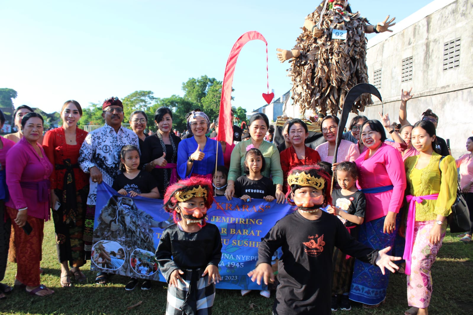 Ratusan Siswa TK dan PAUD Semarakkan Parade Ogoh-Ogoh Anak di Denbar dan Denut
